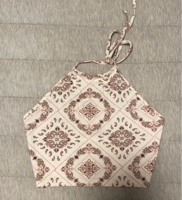 Forever 21 Patterned Halter Top - Image 3