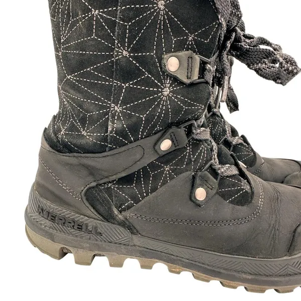 Merrell Women's Silverspun Lace Up Waterproof Winter Boots Size 9.5 - Image 2