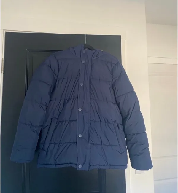 Navy blue puffer jacket - Image 5