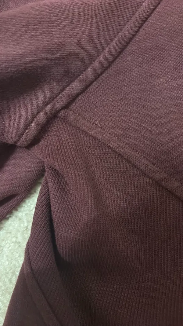 Lululemon maroon cropped sweatshirt - Image 7