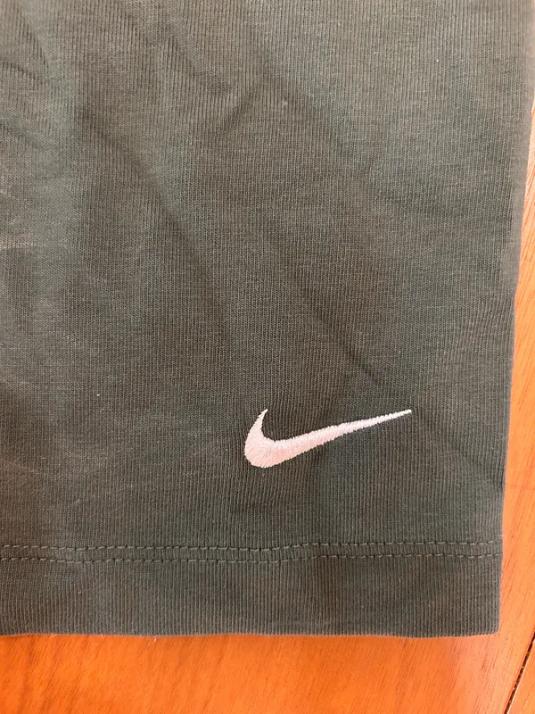 Green Nike Biker Shorts High-Rise - Image 2