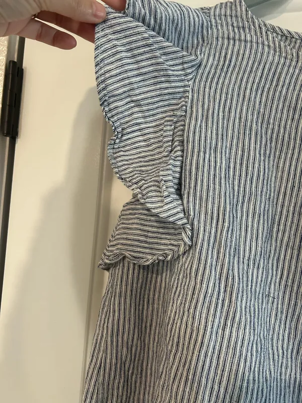 J.Crew Striped Linen Blend Top - Image 6