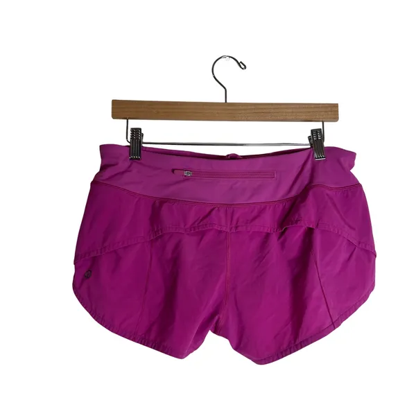 Lululemon Speed Up Women's Running Shorts Pink Size 8 - Image 2