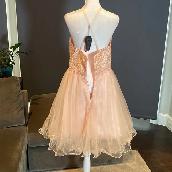 Women’s Short Prom Party Homecoming Dress Zip Up Back Size M NWT - Image 7