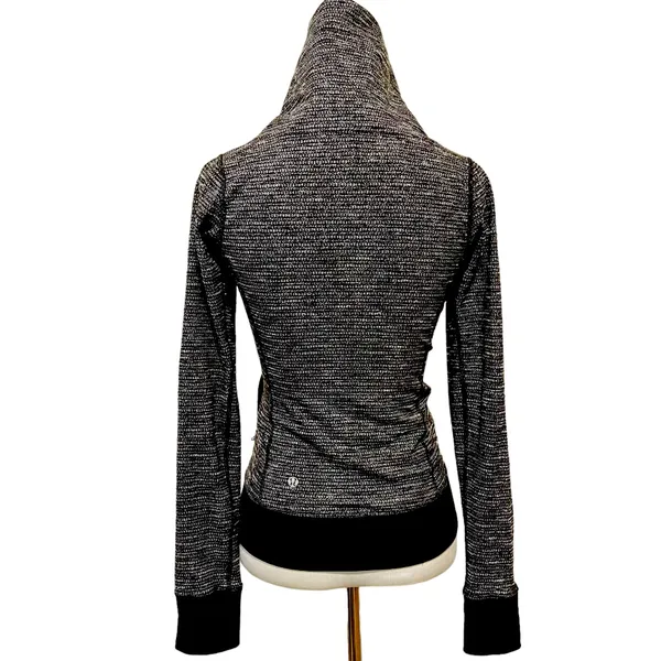 Lululemon Be Present Jacket Coco Pique Black 2 - Image 9