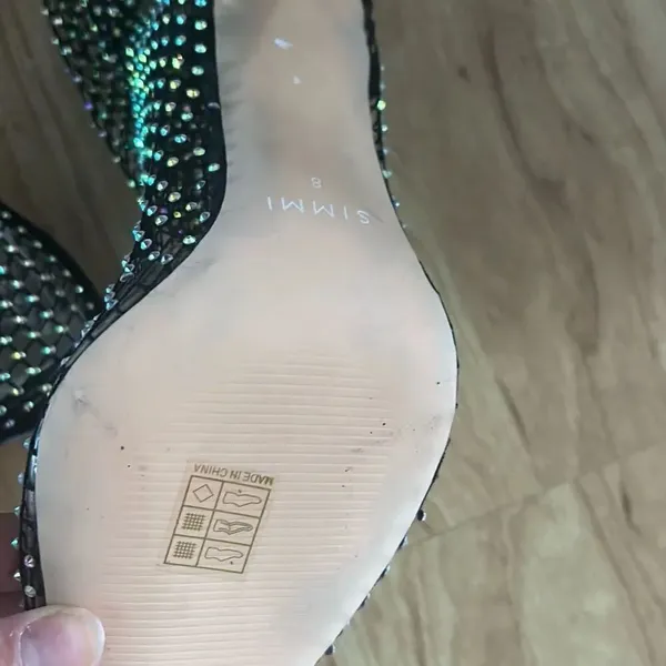 Women's Rhinestone Shoes Fashion Solid Color High Heels Pointed Boots Trendy Sex - Image 3