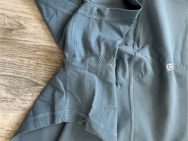 Lululemon Align Ribbed High Rise 4 inch Shorts in Steal Blue New With Tags - Image 5