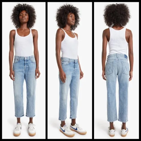 💕MOTHER SUPERIOR💕 Scrapper Ankle Jeans Light Wash Rigid Wild Calling 28 NWOT - Image 2