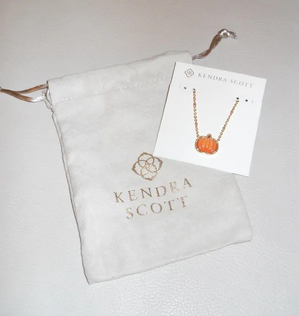 Kendra Scott Pumpkin Necklace - Image 2
