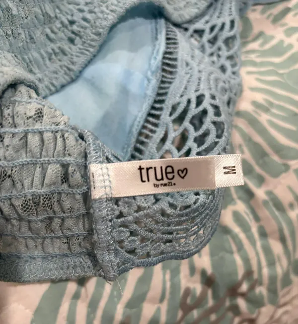 Rue 21 True by light blue Bralette, Sz M, NWOT - Image 3