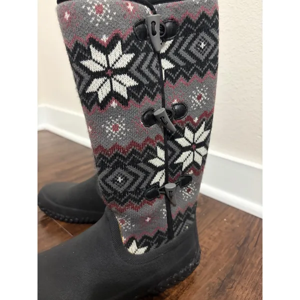 NEW Lacrosse Waterproof Winter Boots Women's Size 8 Myrick Snowflake 14" Boot - Image 2
