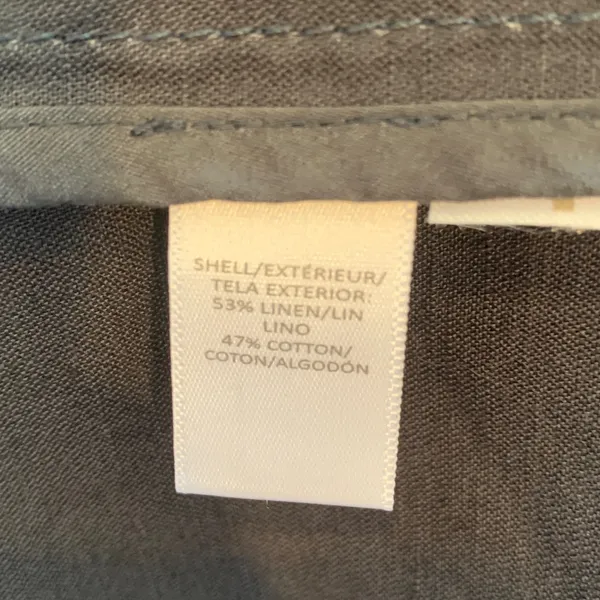 LOFT Dark Charcoal Gray Linen Cotton Lightweight Jacket Women’s XS Extra Small - Image 6