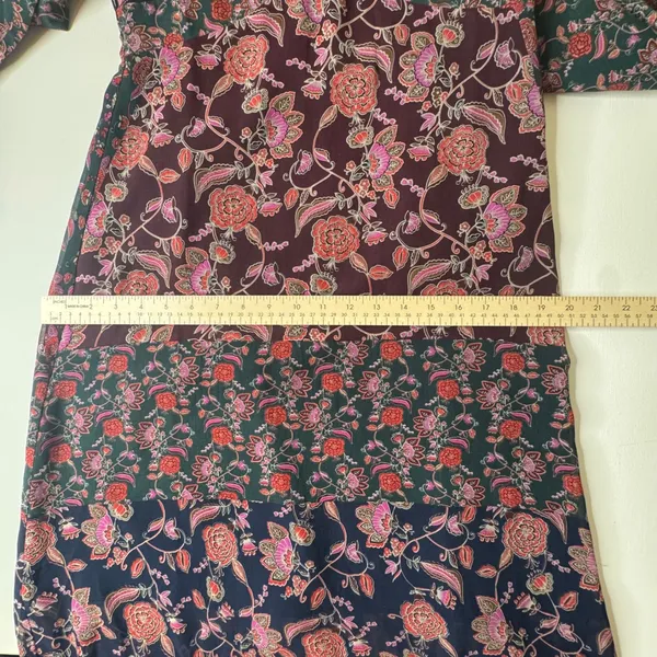 Cabi Festive Maxi Dress Small‎ Retro Floral Boho Multicolor Fall Festival Chic - Image 11