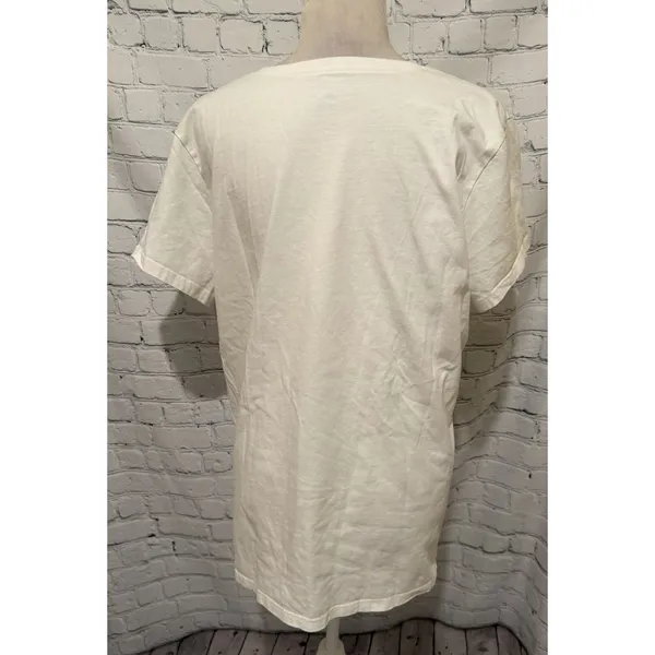 Walt Disney World Parks T-Shirt Size 1X White Graphic Mickey Mouse Fireworks - Image 4