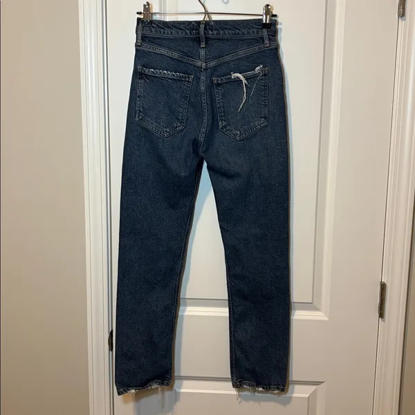 Agolde Riley Crop Straight Leg In Pastime 24 - Image 10