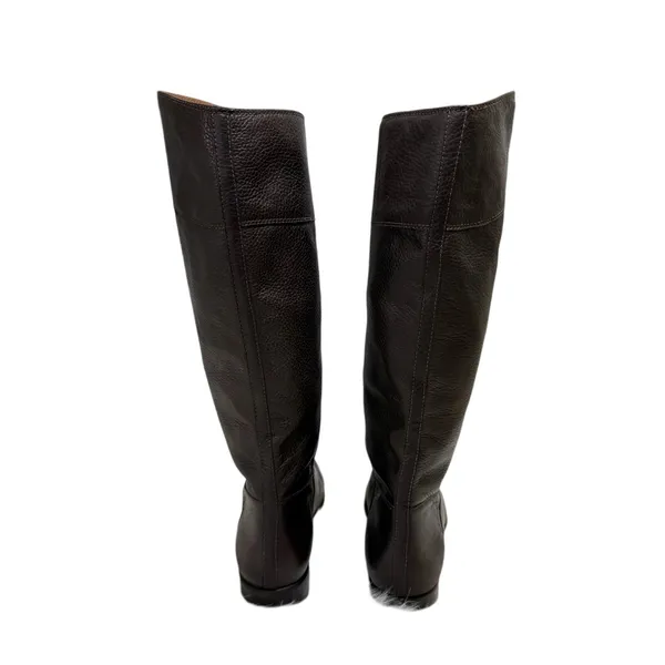 Vero Cuoio Riding Leather Dark Brown Boots Womens |US 8.5 - Image 14