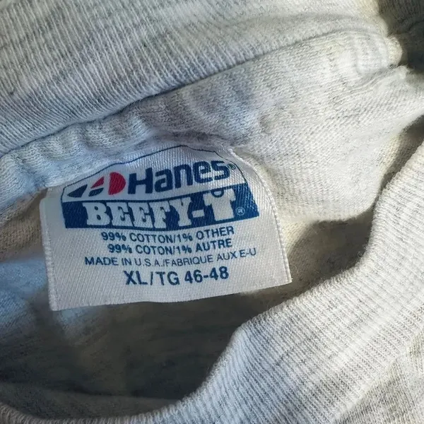 Vintage Cheers Boston Single Stitch T-Shirt XL Hanes Beefy Tee Graphic Retro - Image 7