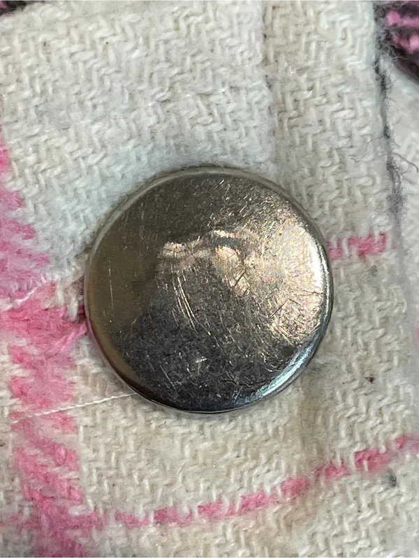 Pink Plaid Button - Image 8