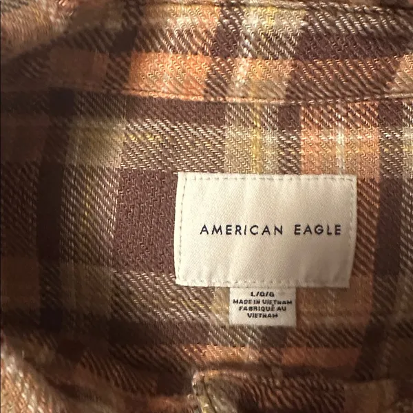 American‎ Eagle Flannel 
Size L - Image 4