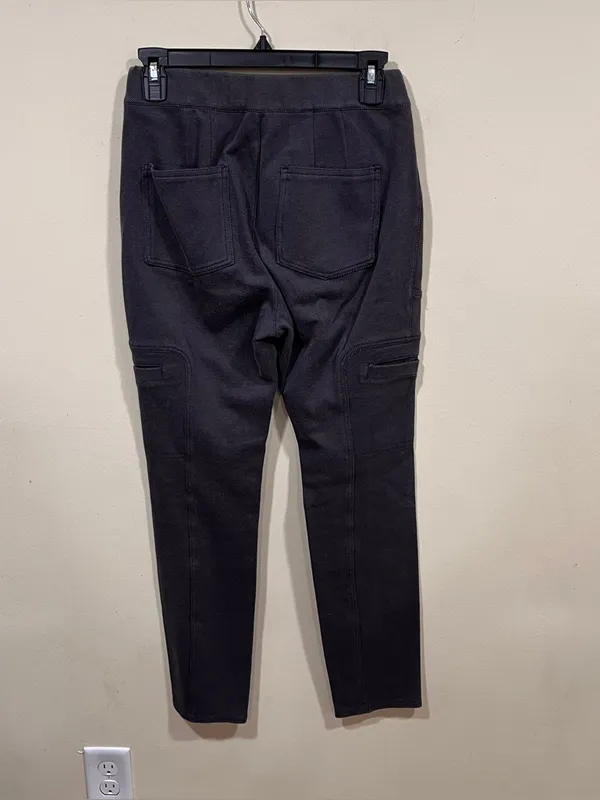 Anthropologie Women's XS Gray Pull on Cargo Pants Cotton Blend slip on - Image 5