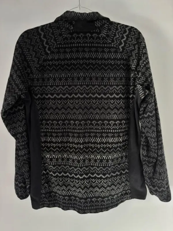 Columbia Womens XL Black Gray 1/4 Zip Pullover Performance Long Sleeve Active - Image 3