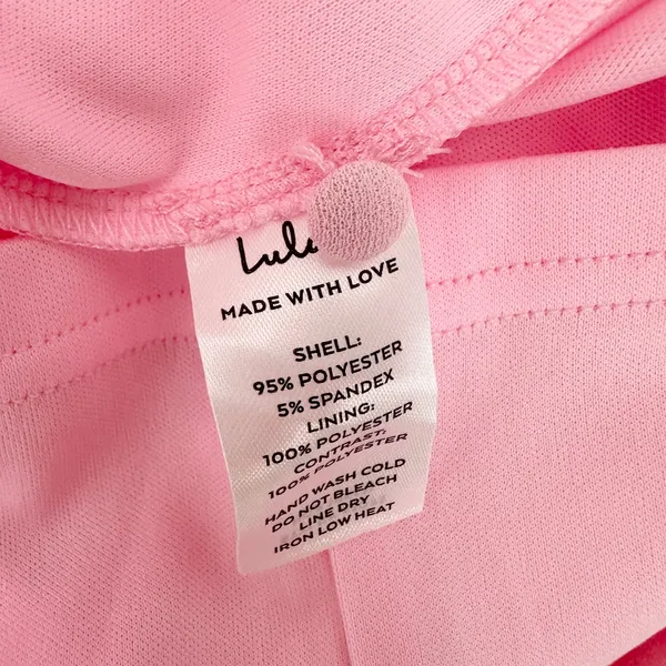 NEW Lulus Confident Cutie Light Pink Tie Back Sleeveless Mini Dress Party Small - Image 9