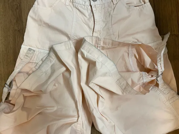 Urban Outfitters Light Pink Cargo Pants - Image 5