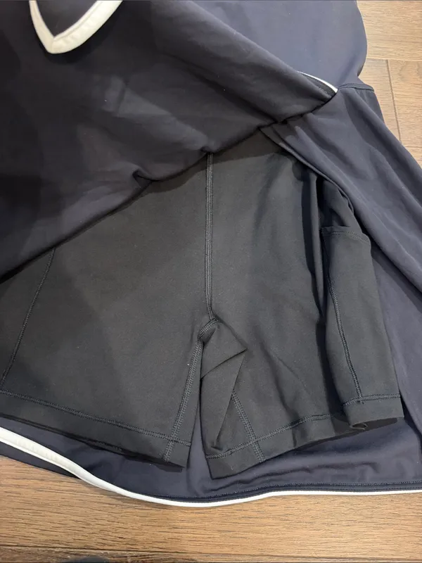 All in Motion Black Soft Wrap Active Tennis Dress Size S/M - C1-512 - Image 3