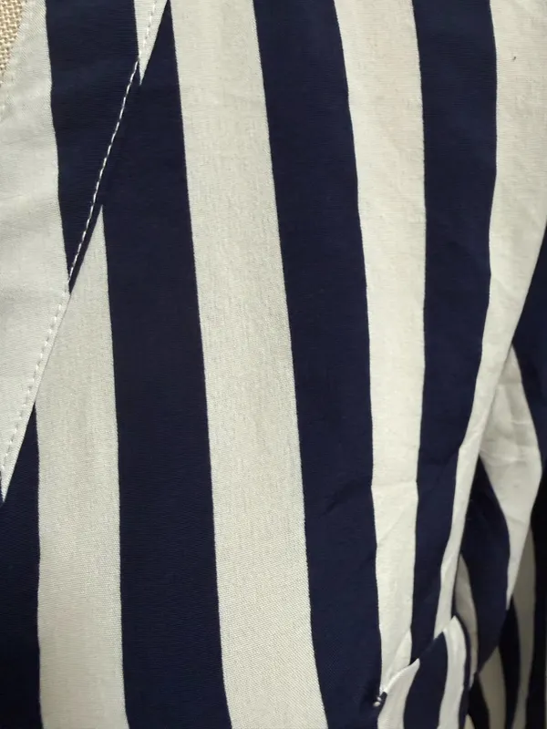 Striped Blouse Blue - Image 4