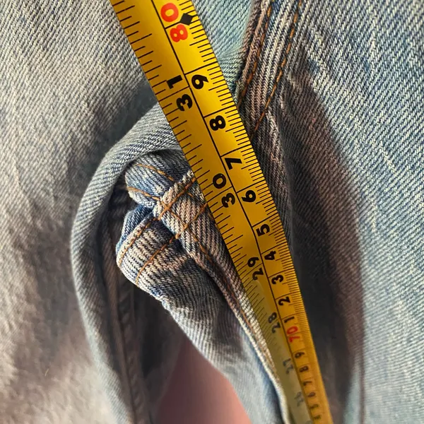 Abercrombie & Fitch The 90s Straight Ultra High Rise Jeans Curve Love Frayed 6 - Image 9