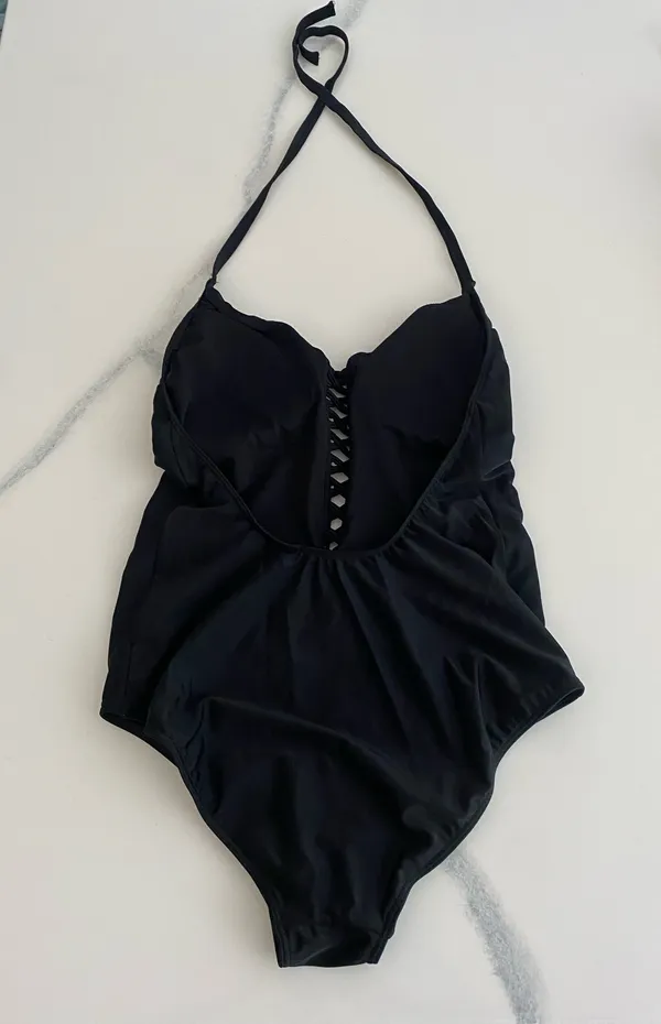 Hollister Lace Up One Piece Bikini Swim - Image 2