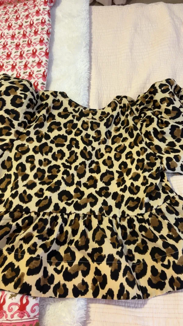 Leopard Vestique blouse - Image 2