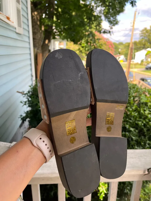 Bibi Lou Anthropologie Women's Suede Slide Sandals - Image 5