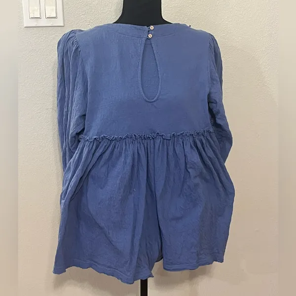 Free People Beach Women's Beyond Obsessed Romper Blue Size XS EUC - Image 2