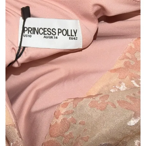 Princess Polly Amiya Maxi Dress Pink Size US 10 - Image 7