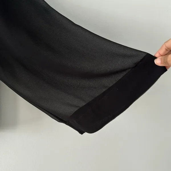 Aritzia Wilfred Sheer Sleeved Top Size Small Black - Image 5