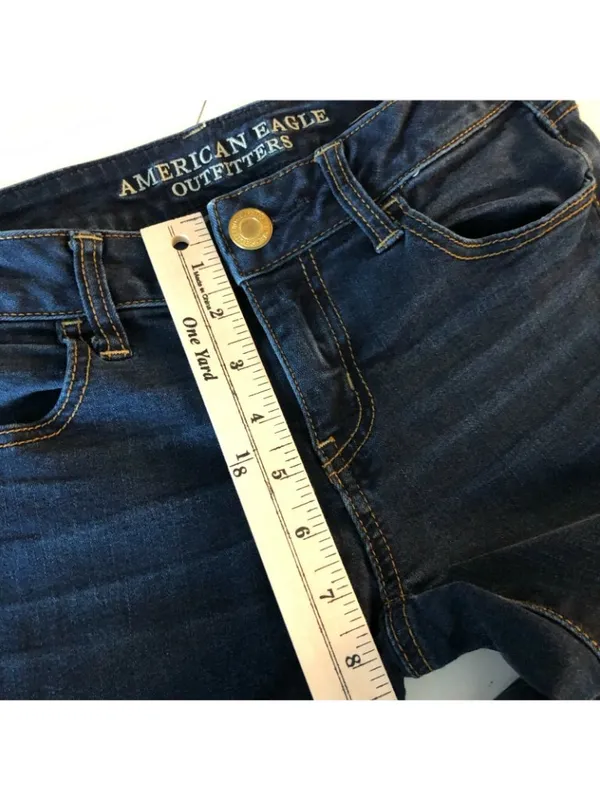 American Eagle Womens Jeans Jegging Super Stretch Dark Wash Size 4 - Image 7