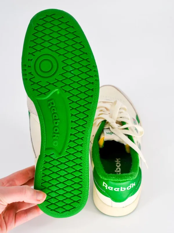 Reebok Club C Revenge Vintage Sneakers in Chalk and Glen Green Women's 8.5 - Image 9