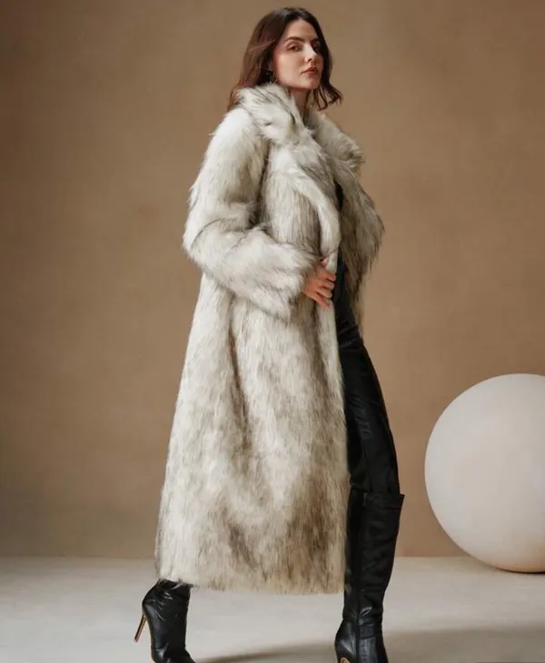 Faux Fur Coat - Image 3