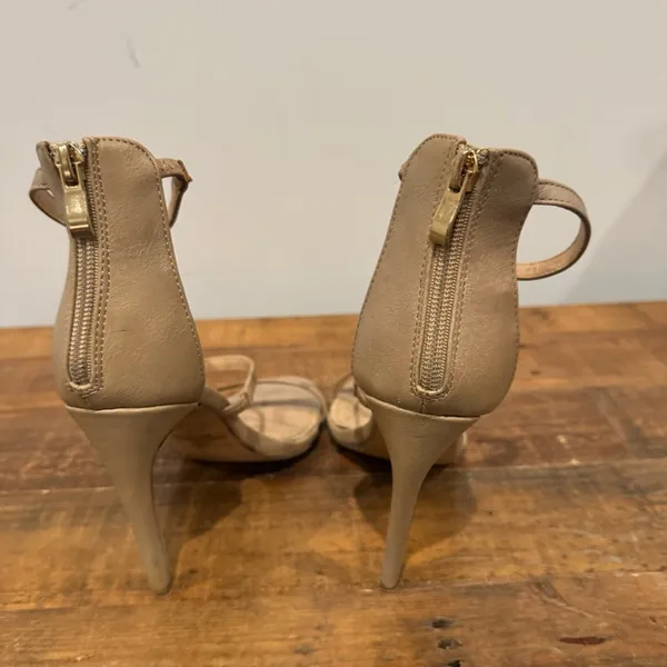 Venus Tan Strap Heels - Image 5