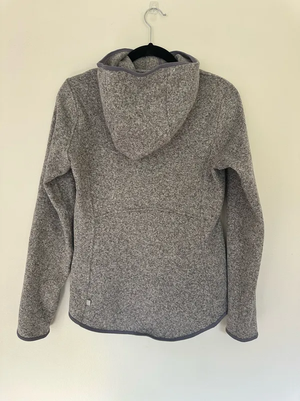 Lululemon Fleece & Thank You Pullover Heathered White / Battleship 6 - Image 2