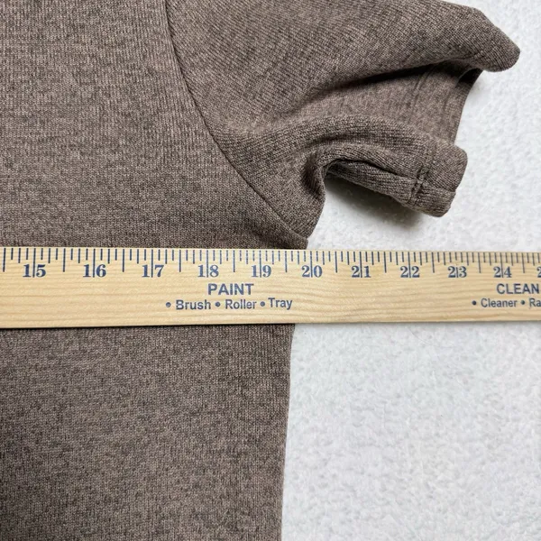 Arcteryx Laina Sweater Dress Above Knee Mock Neck Womens Size S Brown Minimalist - Image 6