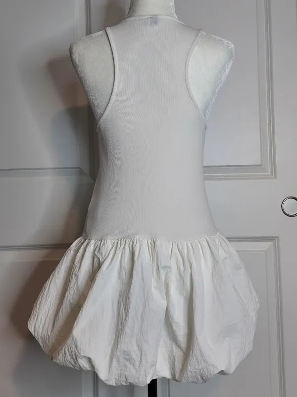 Divided H&M Women's White Dress - Image 2