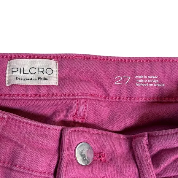 PILCRO The‎ Yaya Mid Rise Flare Jeans Pink Size 27 Stretch Pants - Image 9