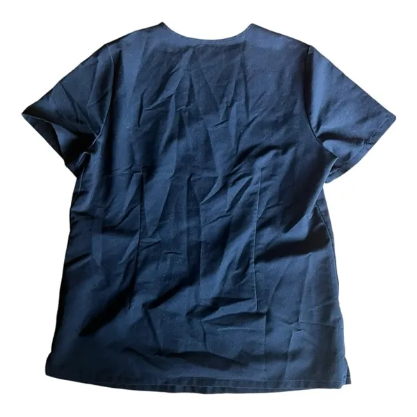 FIGS Casma Three-Pocket Scrub Top Black Size Medium - Image 3