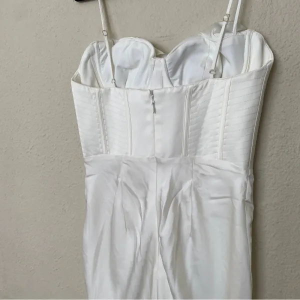 House of CB L‎ D-DD Myrna Ivory Corset Slip Dress white NWOT $269 - Image 9