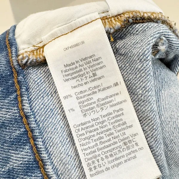 Madewell Perfect‎ Vintage Jeans Size 26 Blue Reinhart Wash Straight Grunge Indie - Image 8