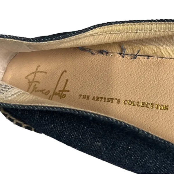 Franco Sarto Denim Whip Espadrille Flats Size 11‎ - Image 2