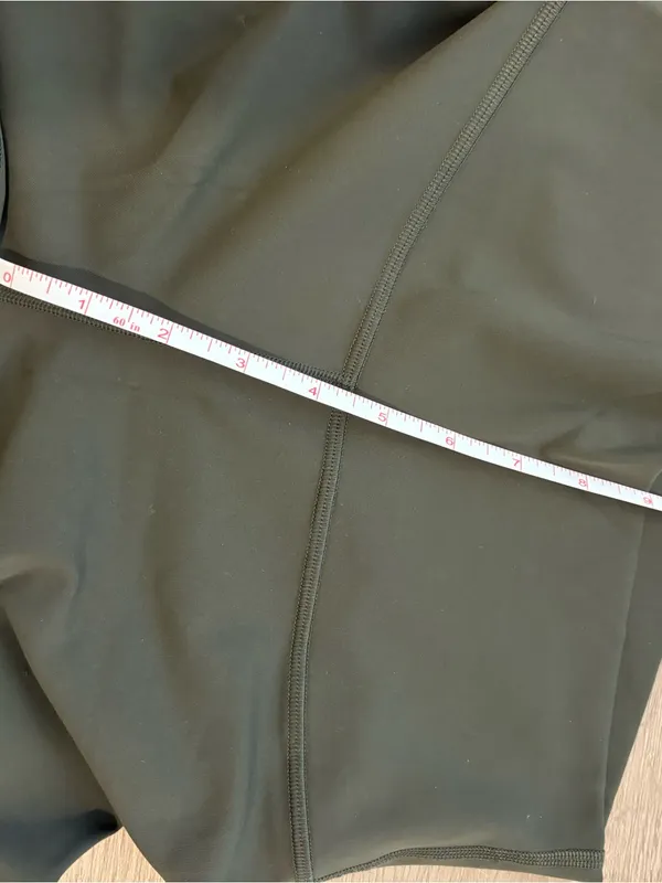 Lululemon Compression High Rise Tight Leggings Size 6 Olive Green - Image 7