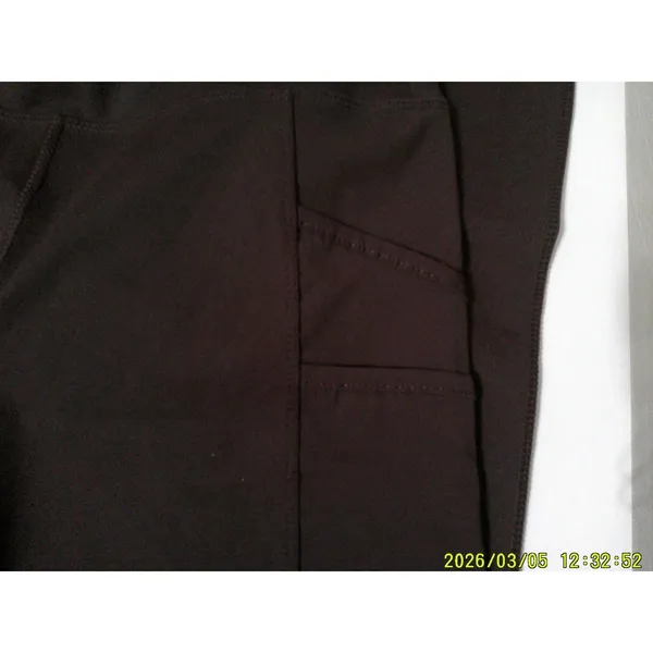 NWT New S Tall 4 6 Maroon Red Blackberry Carhartt Leggings Pants Womens High Wai - Image 3